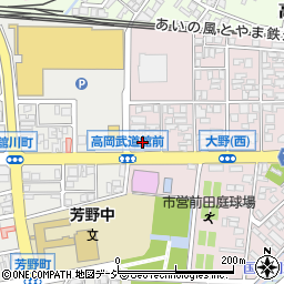 富山県高岡市大野317周辺の地図