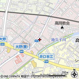 富山県高岡市野村58周辺の地図