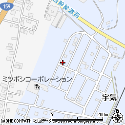 石川県かほく市宇気ツ5-33周辺の地図