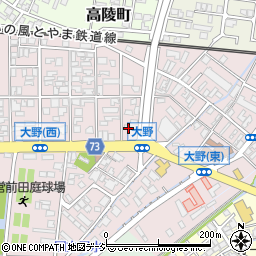 富山県高岡市大野240周辺の地図