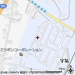 石川県かほく市宇気ツ5-34周辺の地図