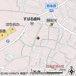 長野県中野市西条704周辺の地図