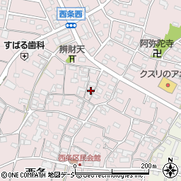 長野県中野市西条731周辺の地図