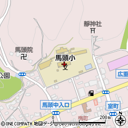 栃木県那須郡那珂川町馬頭176周辺の地図