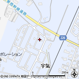 石川県かほく市宇気ツ33-20周辺の地図