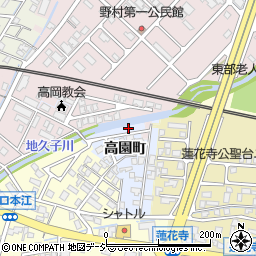 富山菅公学生服株式会社　高岡支店周辺の地図