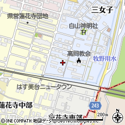 富山県高岡市三女子38-5周辺の地図