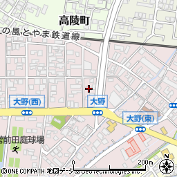 富山県高岡市大野242周辺の地図