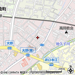 富山県高岡市大野202周辺の地図