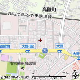 富山県高岡市大野266周辺の地図