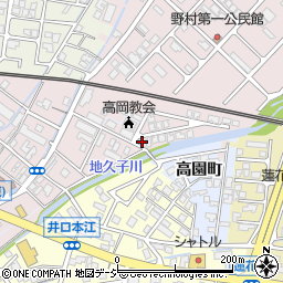 富山県高岡市野村90-27周辺の地図