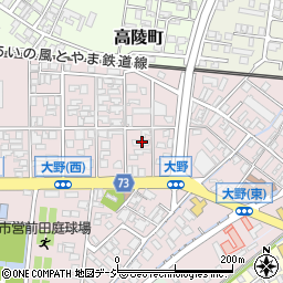 富山県高岡市大野259周辺の地図