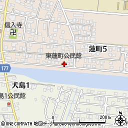 東蓮町公民館周辺の地図