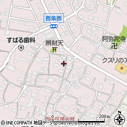 長野県中野市西条734周辺の地図