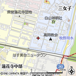 富山県高岡市三女子38-4周辺の地図