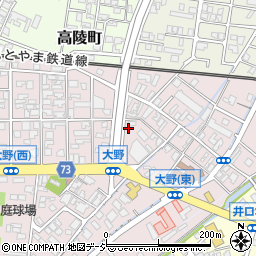 富山県高岡市大野232周辺の地図