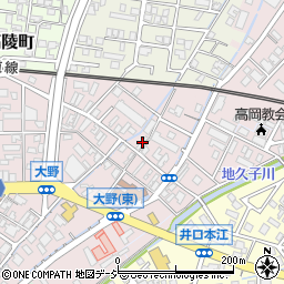 富山県高岡市大野200周辺の地図