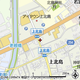 上北島ヤマザキ接骨院周辺の地図
