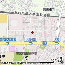 富山県高岡市大野280-2周辺の地図