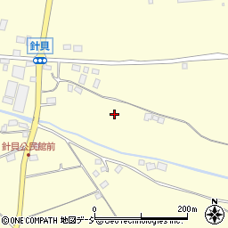 栃木県日光市針貝周辺の地図