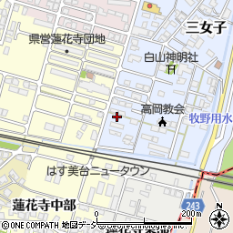 富山県高岡市三女子38-1周辺の地図