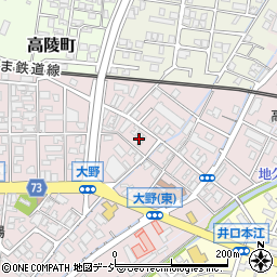 富山県高岡市大野189周辺の地図