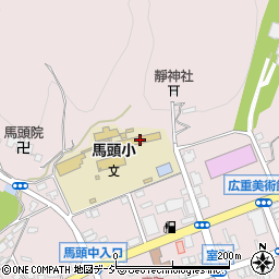 栃木県那須郡那珂川町馬頭169周辺の地図