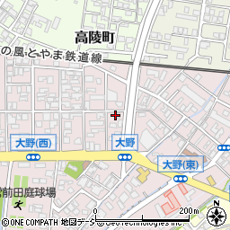 富山県高岡市大野243周辺の地図