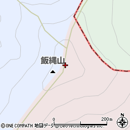 飯縄山周辺の地図