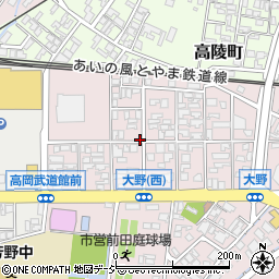 富山県高岡市大野291周辺の地図