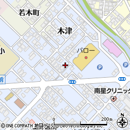 富山県高岡市木津521周辺の地図