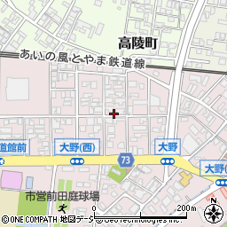 富山県高岡市大野268周辺の地図