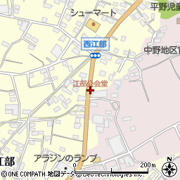 江部公会堂周辺の地図