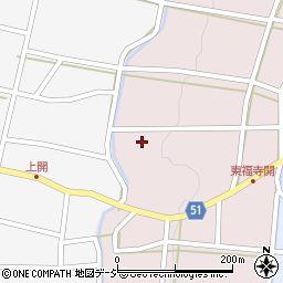 富山県滑川市東福寺開117周辺の地図