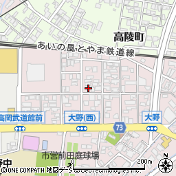 富山県高岡市大野279-6周辺の地図