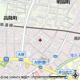 富山県高岡市大野194周辺の地図