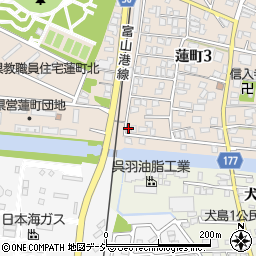 柴田地所周辺の地図