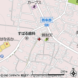 長野県中野市西条709周辺の地図