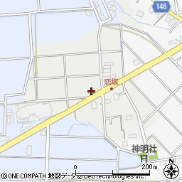 富山県富山市水橋恋塚53周辺の地図