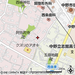 長野県中野市西条880周辺の地図