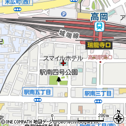 スマイルホテル高岡駅前周辺の地図