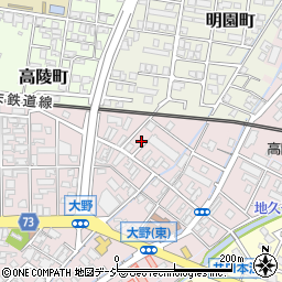 富山県高岡市大野192周辺の地図