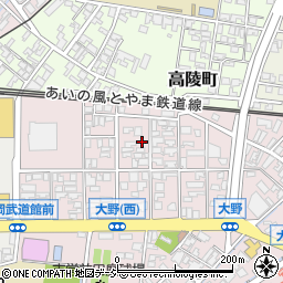 富山県高岡市大野277周辺の地図