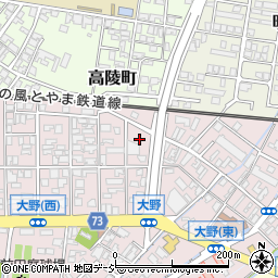 富山県高岡市大野247-5周辺の地図