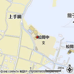 高萩市立松岡中学校周辺の地図
