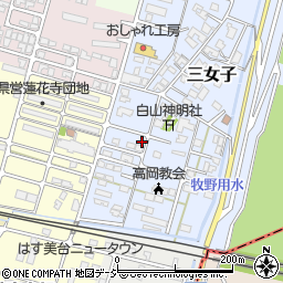 富山県高岡市三女子45-9周辺の地図