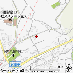 長野県中野市安源寺周辺の地図