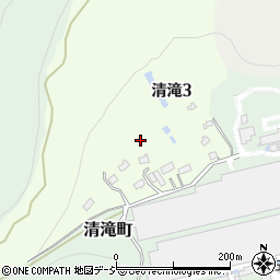 栃木県日光市清滝周辺の地図