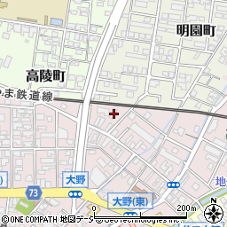 富山県高岡市大野221周辺の地図