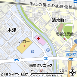 スポーツクラブアクトス高岡木津周辺の地図